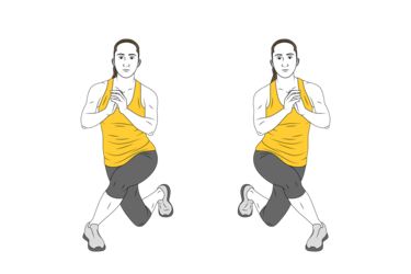 Zancada cruzada con barra: el ejercicio perfecto para tonificar piernas y glúteos